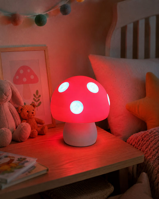 RGB Mushroom Table Lamp with Remote Control