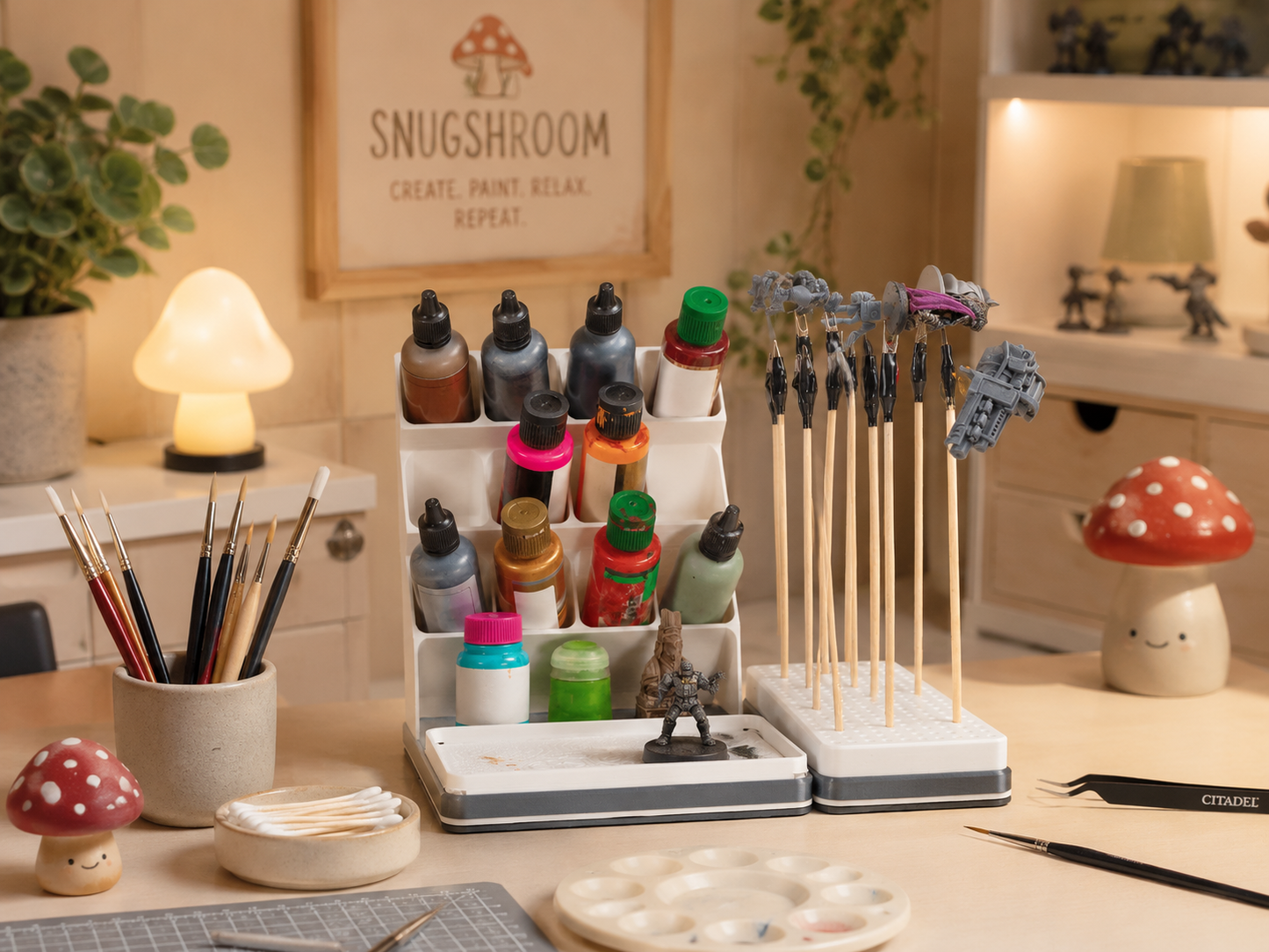 Mini Paint Station Organizer
