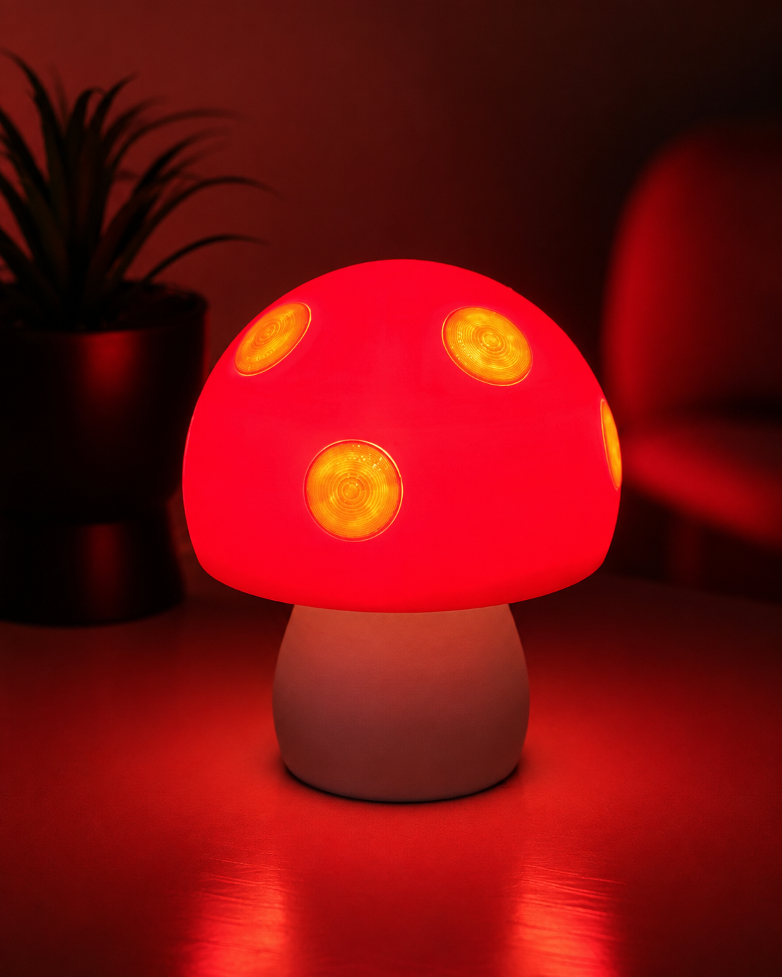 RGB Mushroom Table Lamp with Remote Control